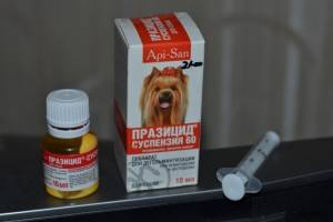 Prazitsid Suspension Plus für Hunde Dosierung