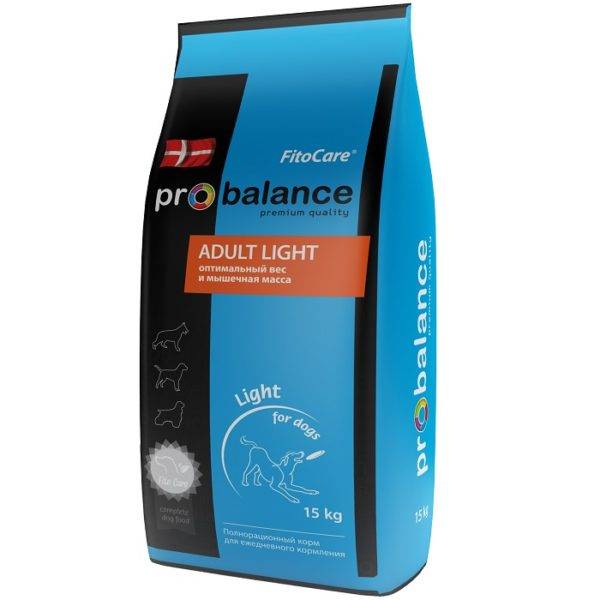 Probalance-Futter (Probalan) für Hunde in blauer Verpackung